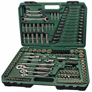 SATA 09510 150PC 1/4X3/8X1/2' DR. Socket Set Wrench Set